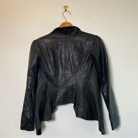 Allsaints Spitalfields Leather Jacket - Picture 4 of 8
